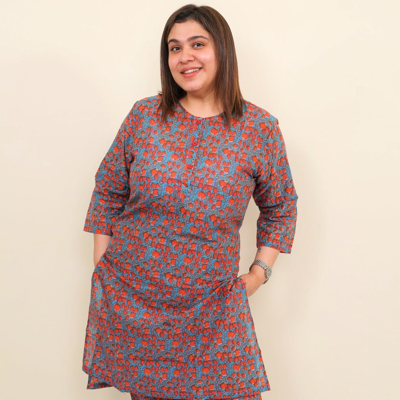 Sangria on sale red kurta