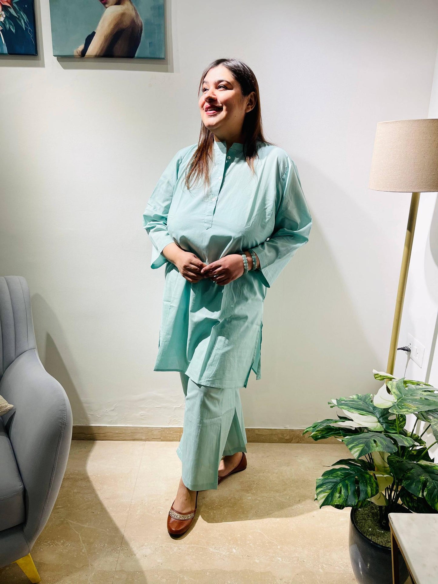 Mint Kurta Pajama