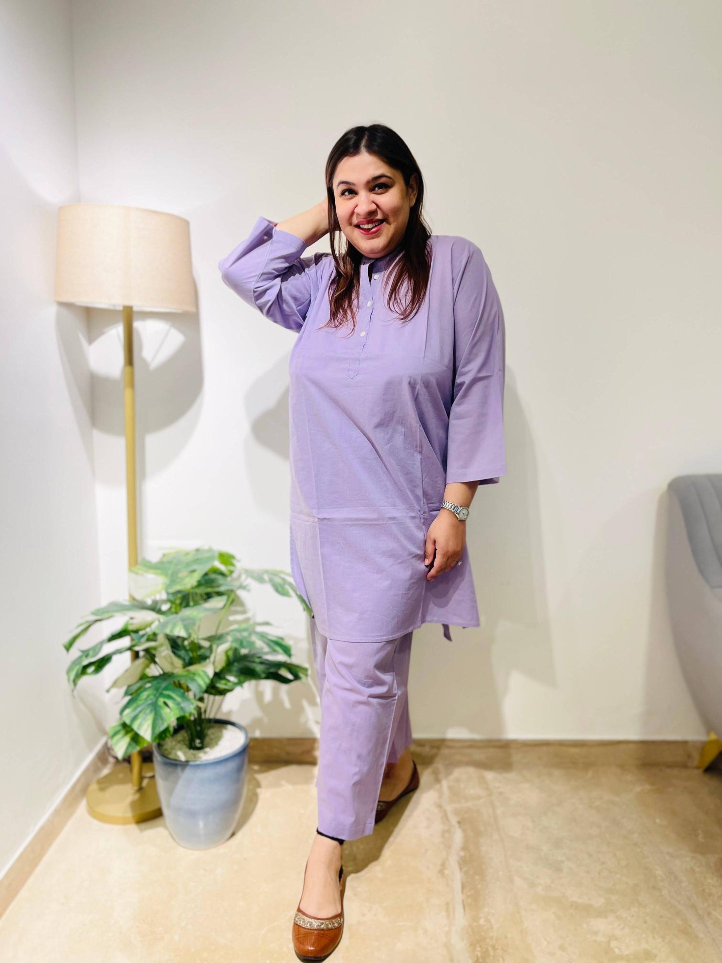 Lilac Kurta Pajama