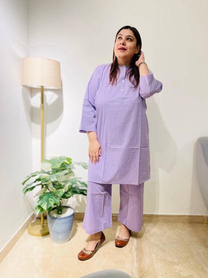 Lilac Kurta Pajama