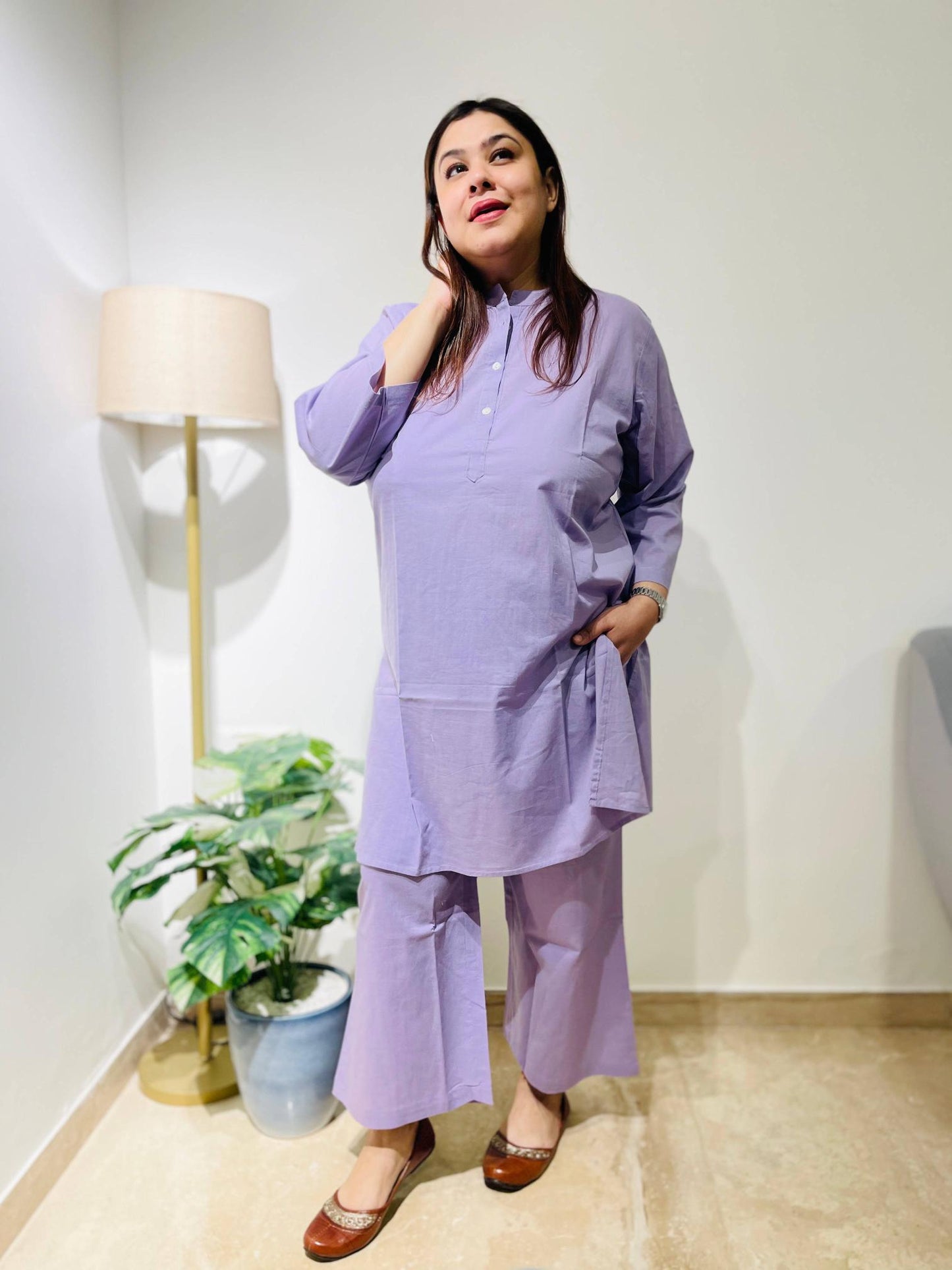 Lilac Kurta Pajama