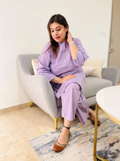 Lilac Kurta Pajama