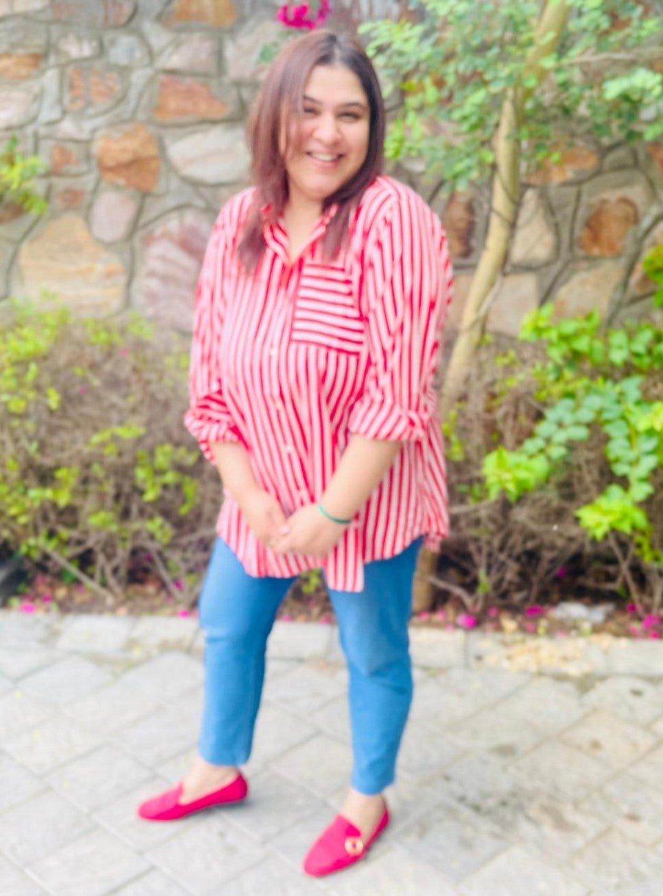 Red White Shirt