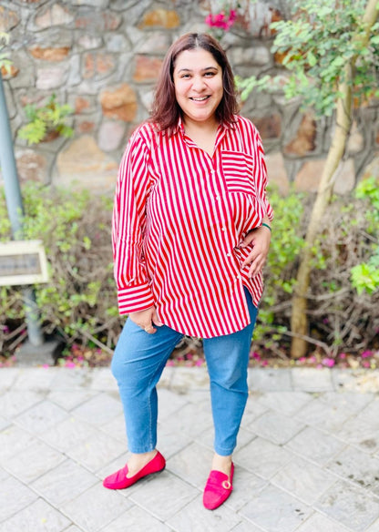 Red White Shirt