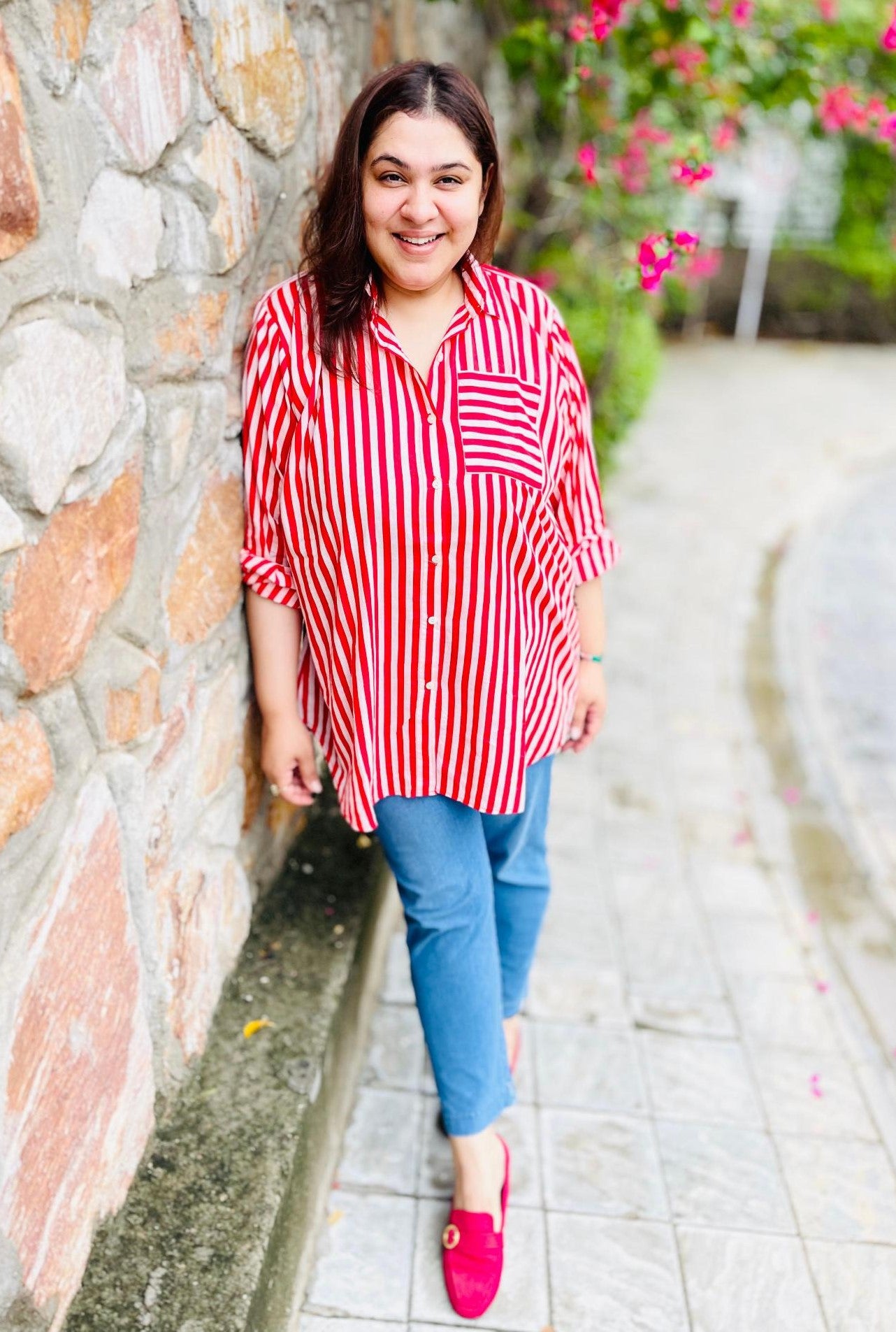 Red White Shirt