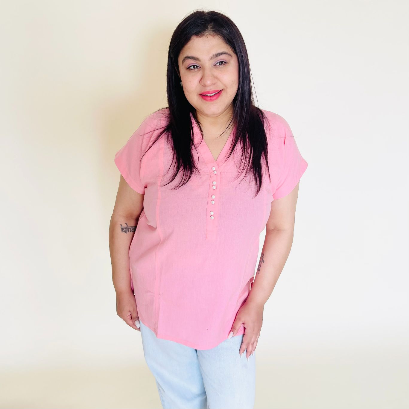 Kalila Linen Top