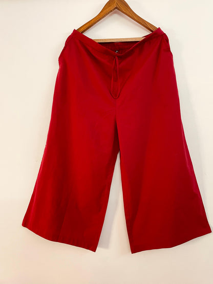 Maroon Culotte