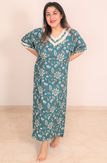 Teal Kaftan