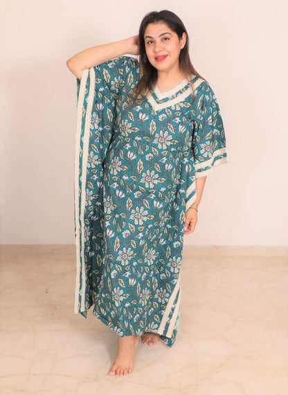 Teal Kaftan